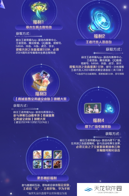 《王者荣耀》2024共创之夜福利汇总